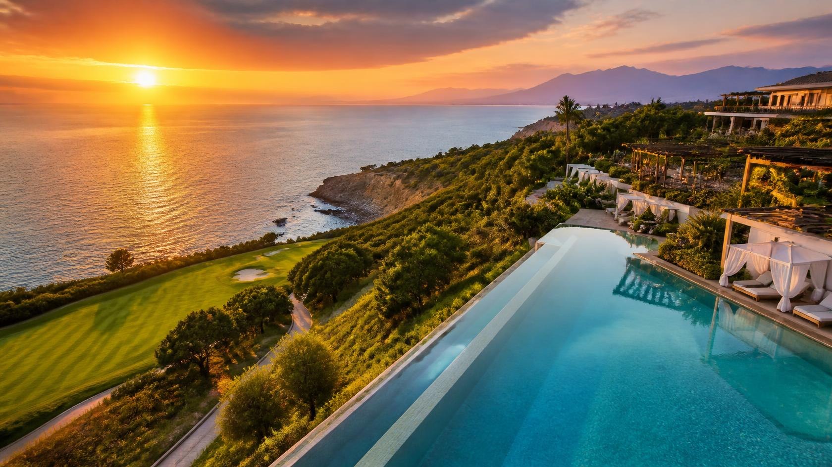 Vue sur la mer à Antalya